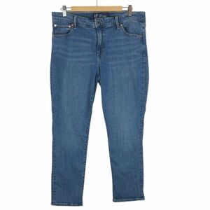 GAP Classic Straight Jeans 16 33R Blue Mid Rise Stretch Denim Pants Women’s